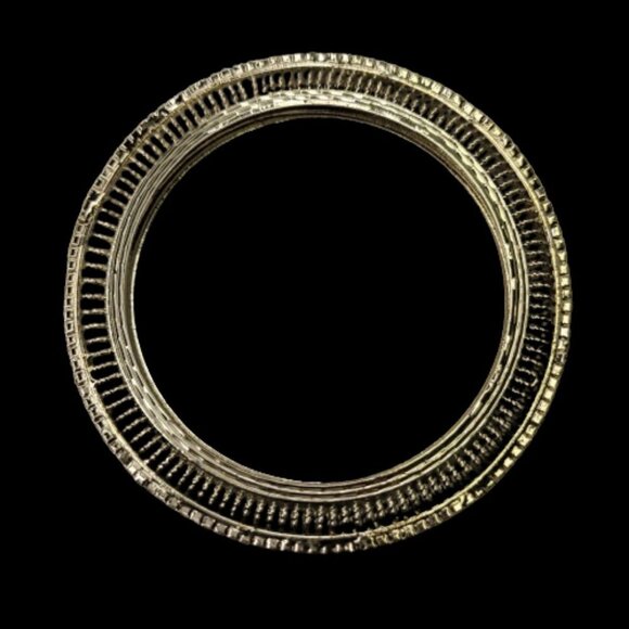 Silver Tone Bangle with Crystals - Picture 15 of 16